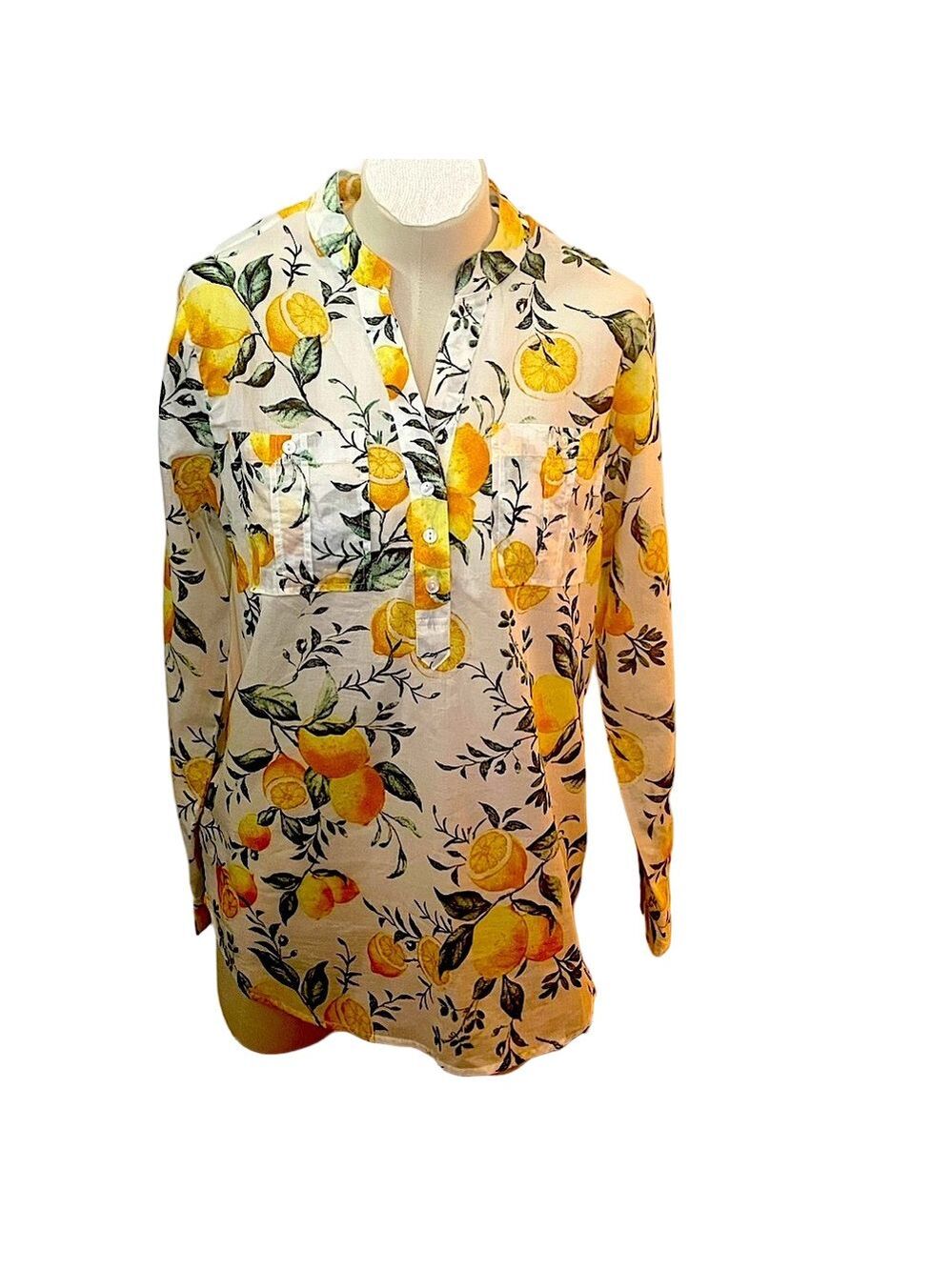 Eden & Olivia Lemon Tunic Blouse